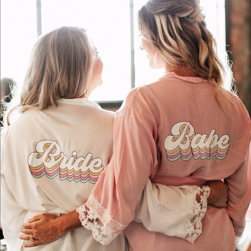 NEW Retro Bride Robe - Picture 2 of 6